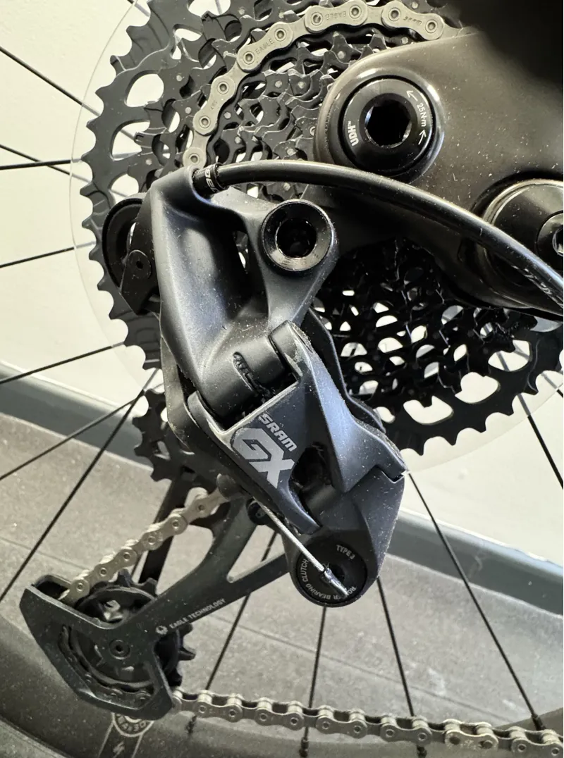 EX DISPLAY Specialized Turbo Levo SL Comp Carbon Gen 2 S5 Full Suspension Electric Mountain Bike 2024 in Satin Doppio/Sand-4