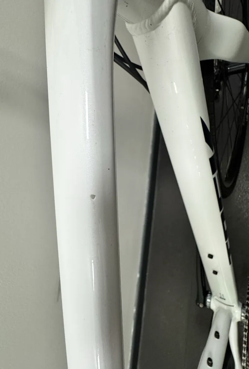 EX DEMO Trek FX 3 Disc Large Hybrid Bike 2024 in White-7