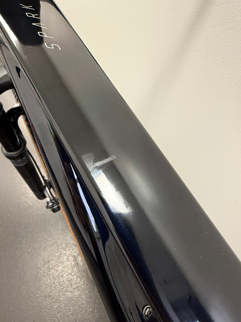 EX DISPLAY Scott Spark RC Comp Carbon Full-Suspension Mountain Bike Size Medium 2025 in Blue-2