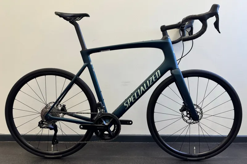 EX DEMO Specialized Roubaix SL8 64cm Comp Road Bike 2024 in Deep Lake/White Sage