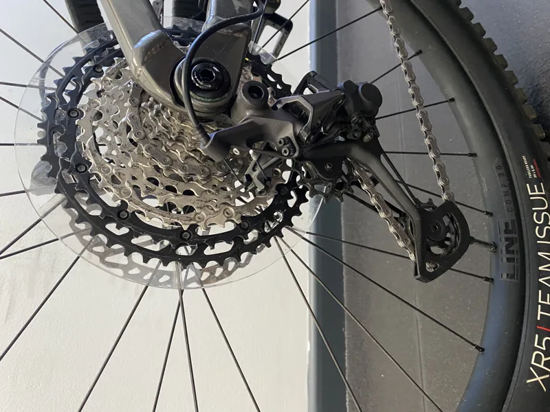 EX DEMO Trek Fuel EXe 8 XT Medium Full Suspension Electric Mountain Bike 2025 in Mercury-3