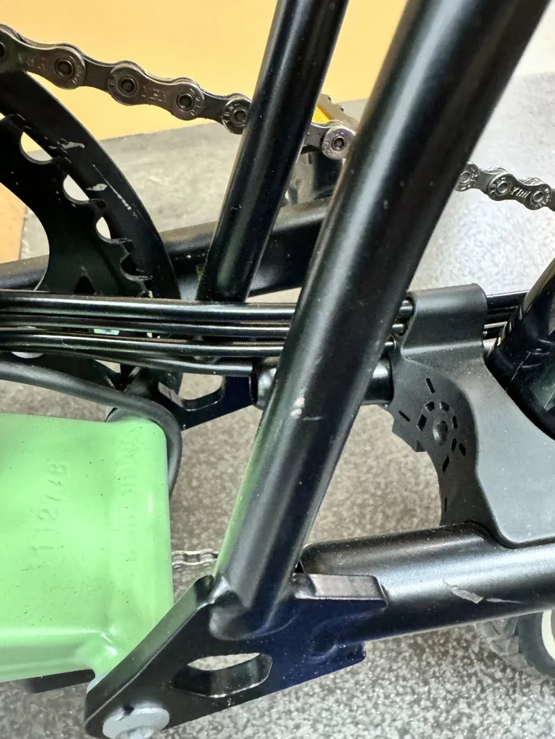 EX DISPLAY Brompton Electric C Line Explore 12 Speed Folding Bike Mid 2024 in Matcha Green-4