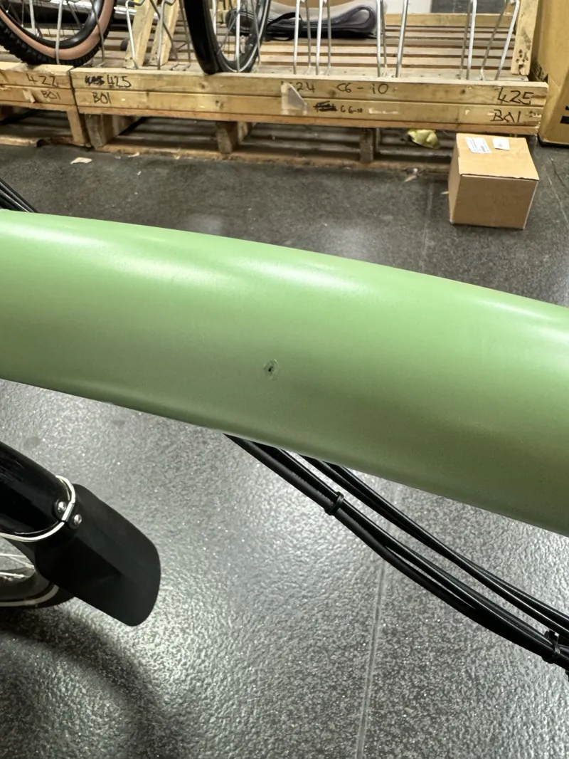 EX DISPLAY Brompton Electric C Line Explore 12 Speed Folding Bike Mid 2024 in Matcha Green-2