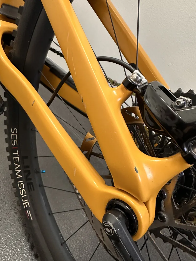 EX DEMO Trek Fuel EX 9.9 XX1 AXS Full Suspension Mountain Bike MediumLarge 2024 in Baja Yellow-4