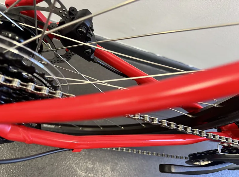 EX DISPLAY Trek FX 2 Disc Hybrid Bike 2024 Medium in Viper Red -2