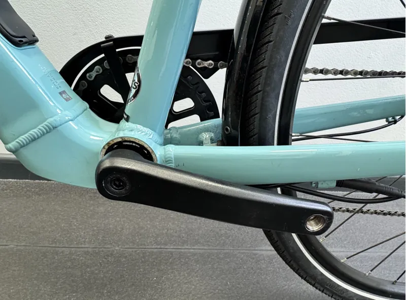 EX DEMO Trek Fx+ 2 Stagger Electric Hybrid Bike Medium 2024 in Blue Sage-10