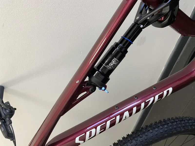 EX DISPLAY Specialized Chisel Full Suspension Mountain Bike Small 2025 in Maroon/White-3
