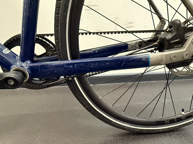 EX DEMO Marin Presidio 3 8 Speed Hub Gear Belt Drive Hybrid Bike Large 2025 in Blue-12