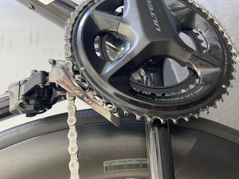 EX DEMO Specialized Tarmac SL8 Pro Ultegra Di2 Carbon Road Bike 54cm 2025 in Gloss Carbon-5