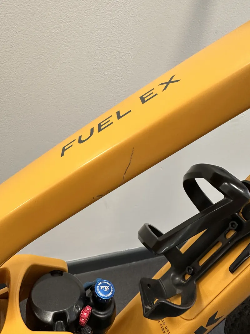 EX DEMO Trek Fuel EX 9.9 XX1 AXS Full Suspension Mountain Bike MediumLarge 2024 in Baja Yellow-5