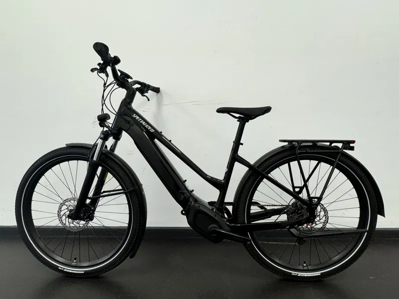 EX DEMO Specialized Turbo Vado 3.0 Step-Through Medium Electric Bike 2024 in Black/Silver-1