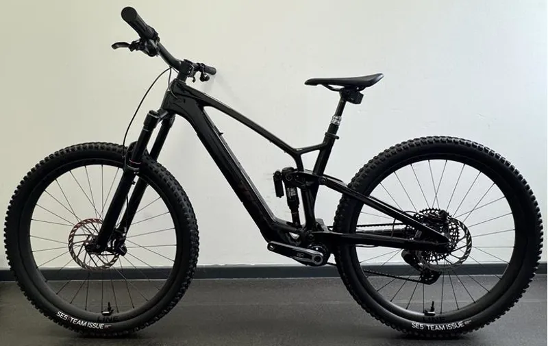 EX DEMO Trek Fuel EXe 9.9 X0 AXS Large Electric Full Suspension Mountain Bike 2025 in Smoke-1