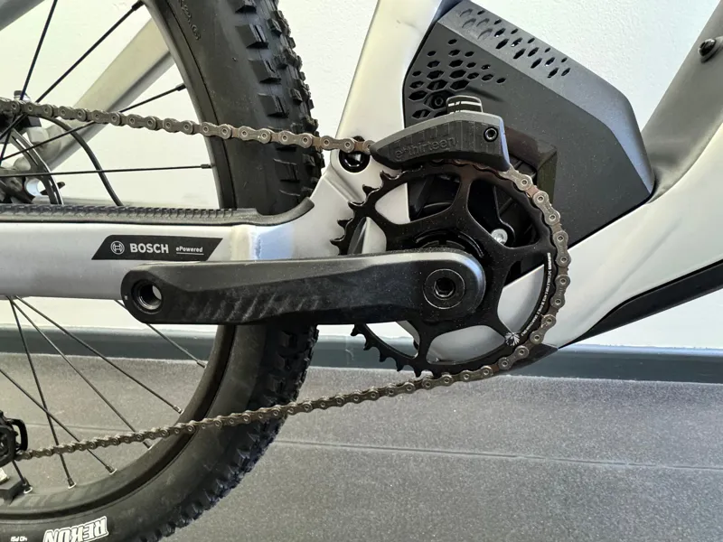 EX DEMO Scott Bike Strike eRIDE 920 EVO Small Electric Full Suspension Mountain Bike 2024 in Silver-2