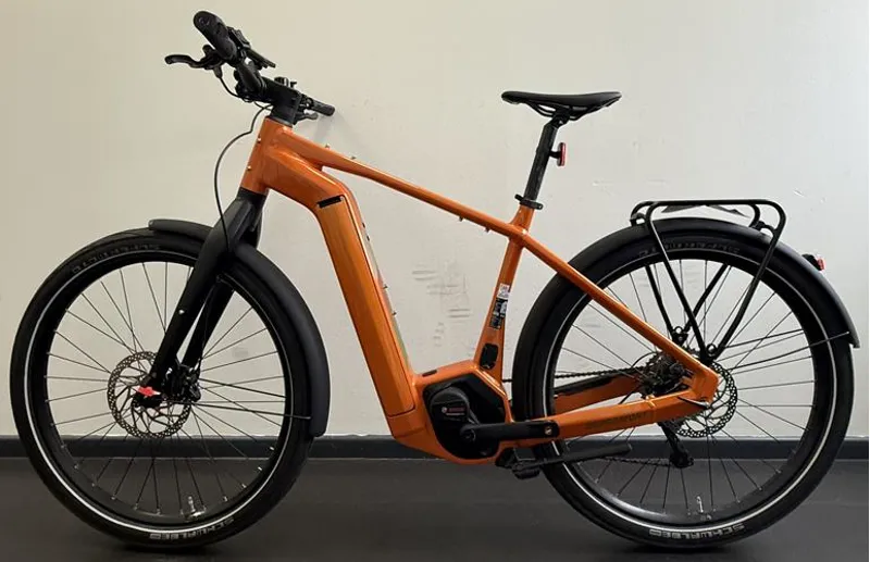 EX DEMO Bergamont E-Revox Sport Rigid EQ Electric Hybrid Bike X-Large 2024 in Shiny Sunny Orange-1