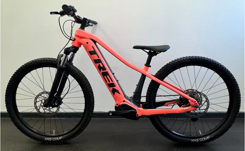 EX DEMO Trek Powerfly 4 625w Gen 4 X-Small 27.5in Electric Mountain Bike 2024 in Coral-2