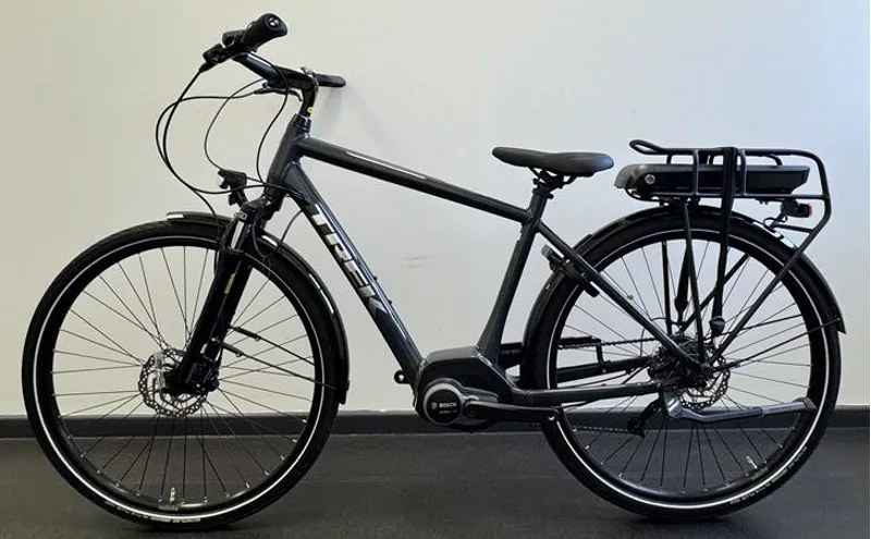 EX DISPLAY Trek Verve+ 1 400Wh Medium Electric Hybrid Bike 2024 in Grey-2