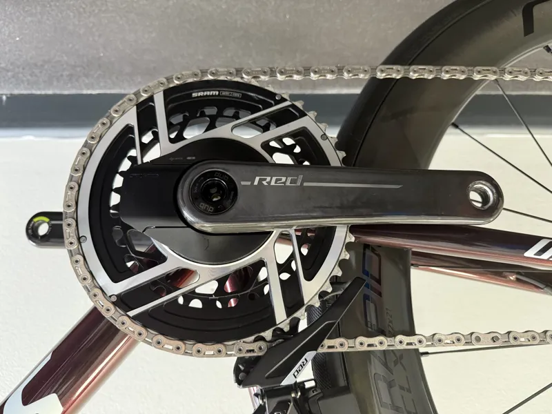 EX DEMO Specialized S-Works Tarmac SL8 RED AXS Carbon Road Bike 54cm 2025 in Gloss Solidity Red to Black Pearl-1