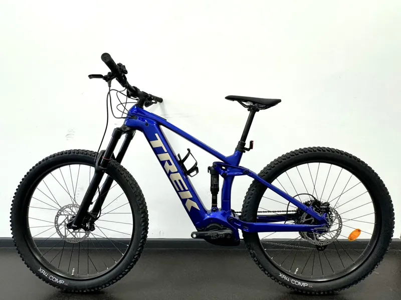 EX DISPLAY Trek Rail 9.5 Gen 4 Full Suspension Electric Mountain Bike Medium 2023 in Hex Blue-1