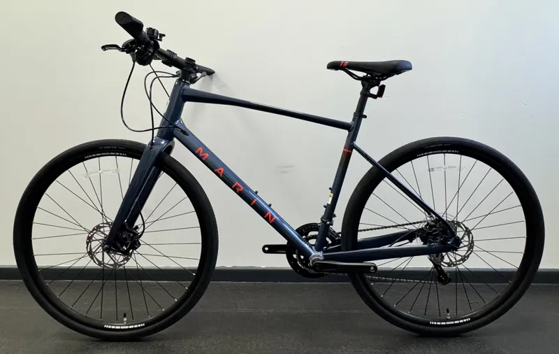 EX DEMO Marin Fairfax 3 700c Large Hybrid Bike 2024 in Blue-1