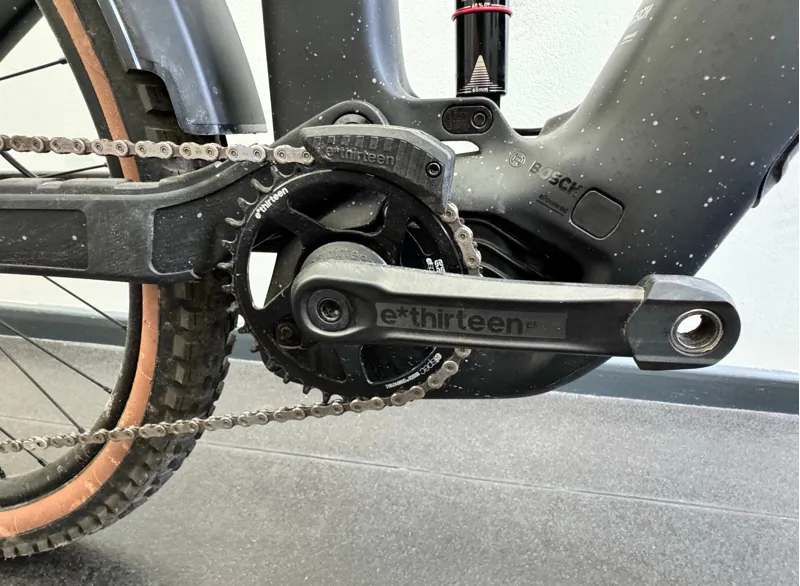 EX DEMO Trek Rail+ 9.8 XT Gen 5 Small Electric Full Suspension Mountain Bike 2025 in Deep Smoke-4