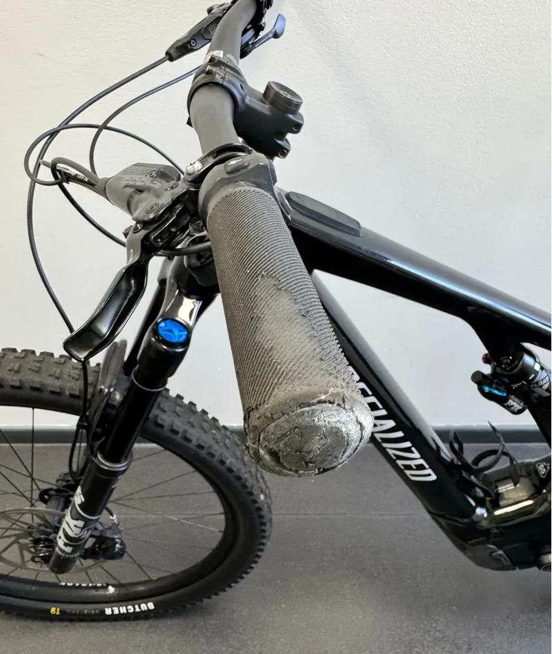 EX DEMO Specialized Turbo Levo Comp Alloy Full Sus Electric MTB S5 2024 in Black Dove Grey-5