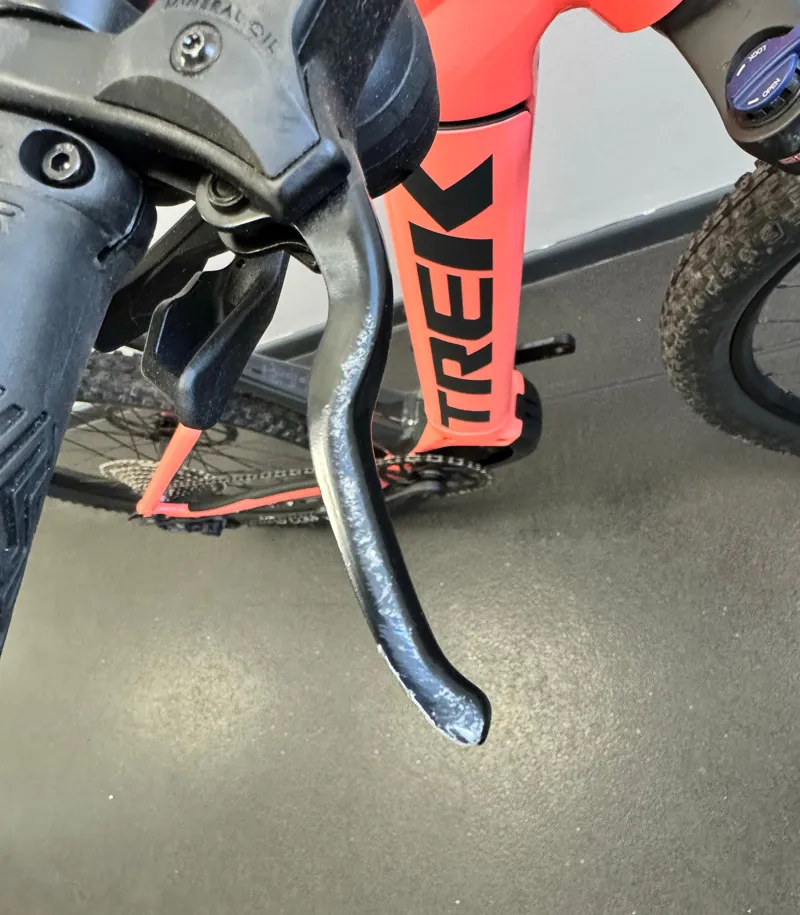 EX DEMO Trek Powerfly 4 625w Gen 4 X-Small 27.5in Electric Mountain Bike 2024 in Coral-1