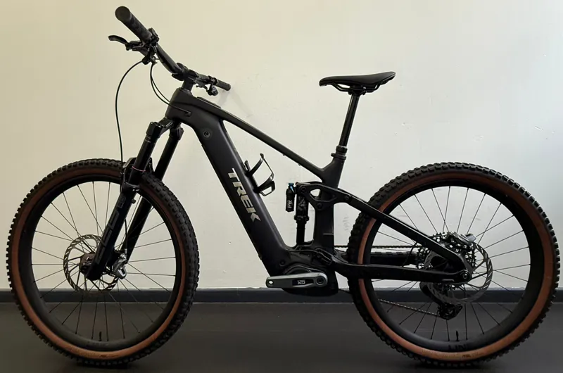 EX DEMO Trek Rail+ 9.8 GX AXS T-Type Gen 5 Electric Full Suspension Mountain Bike Medium 2026 in Deep Smoke-1