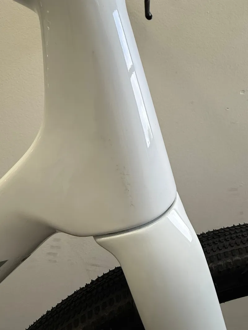 EX DEMO Trek FX Sport 4 Carbon Hybrid Bike X-Large 2025 in White-7