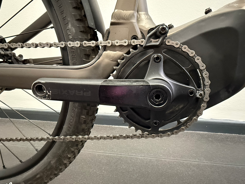 EX DEMO Specialized Turbo Tero X 4.0 Full Suspension Electric MTB Medium 2025 in Gunmetal/White-9