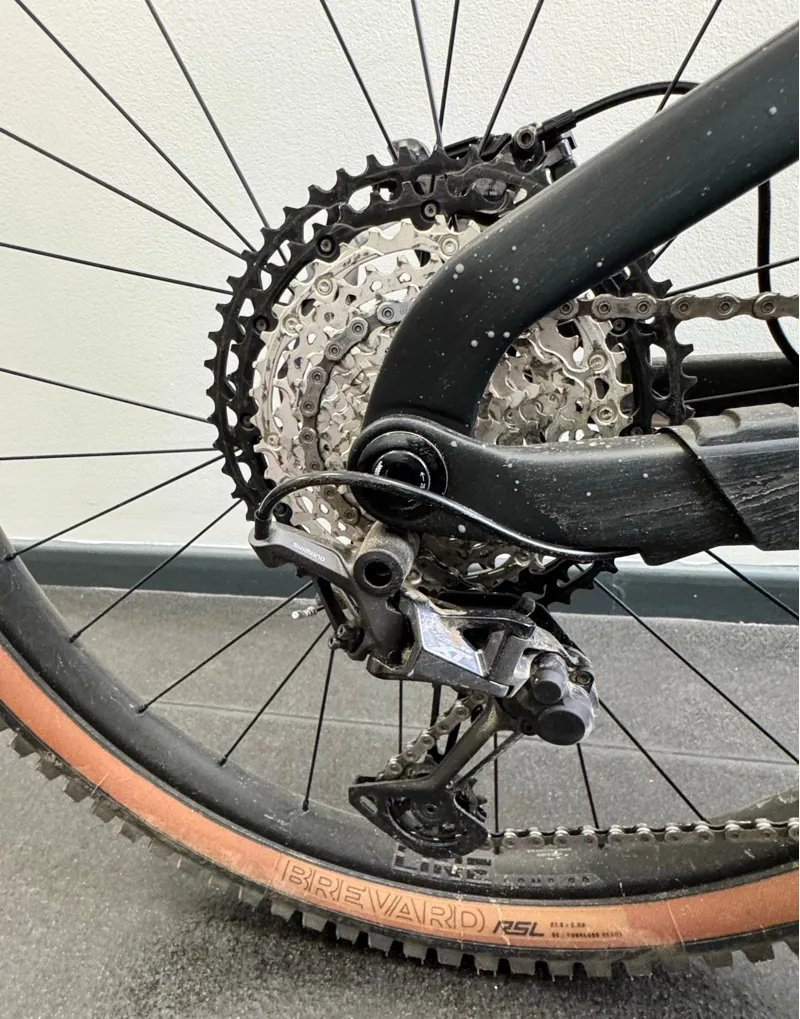 EX DEMO Trek Rail+ 9.8 XT Gen 5 Small Electric Full Suspension Mountain Bike 2025 in Deep Smoke-3