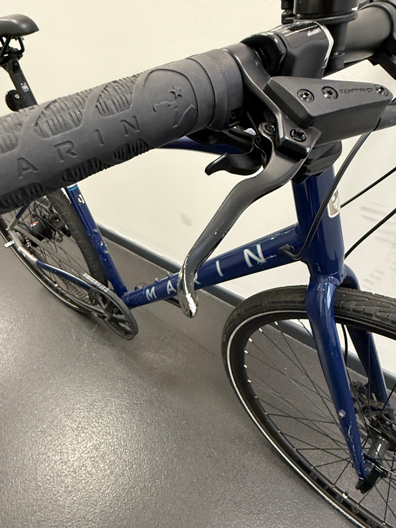 EX DEMO Marin Presidio 3 8 Speed Hub Gear Belt Drive Hybrid Bike Large 2025 in Blue-2