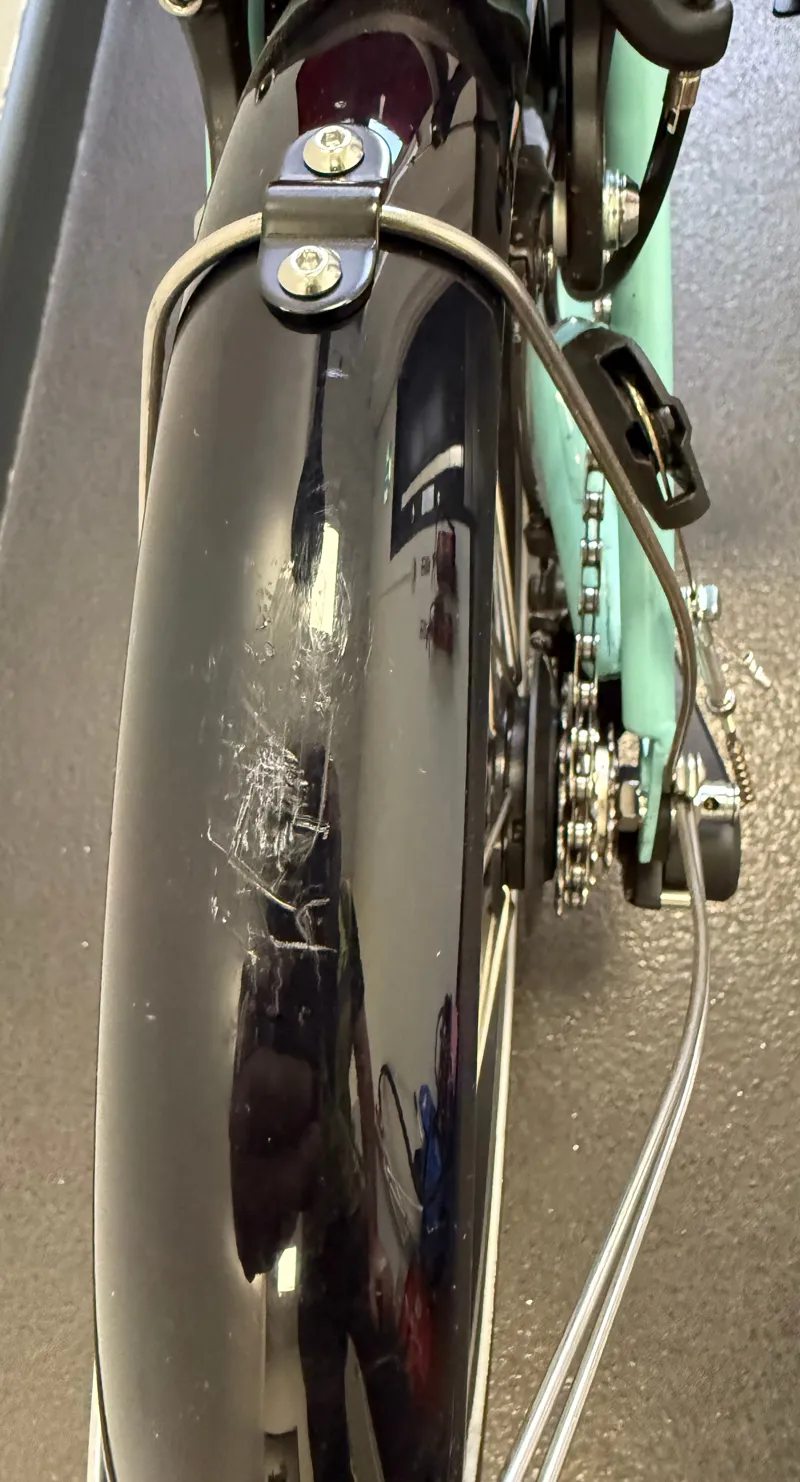 EX DEMO Brompton C Line 12-Speed Folding Bike Low 2025 in Turkish Green-3