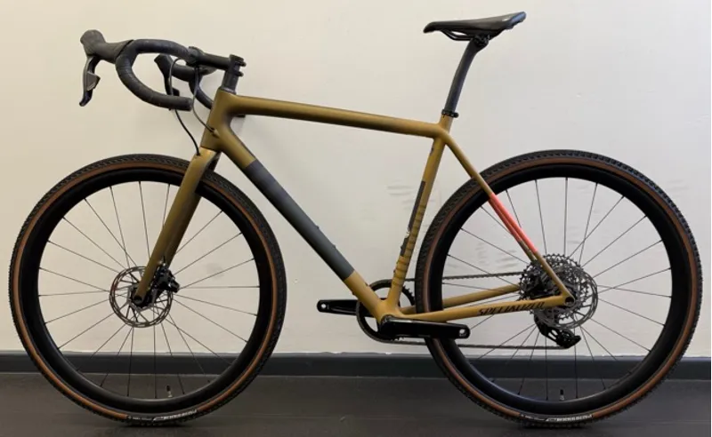 EX DEMO Specialized Crux Expert Gravel Bike Size 56 2025 in Harvest Gold/Oak Green-1