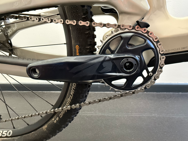 EX-DEMO Bold Linkin 135 Ultimate Full Suspension Mountain Bike Size Medium in White-2