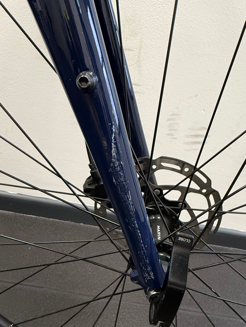 EX DEMO Marin Presidio 3 8 Speed Hub Gear Belt Drive Hybrid Bike Large 2025 in Blue-3