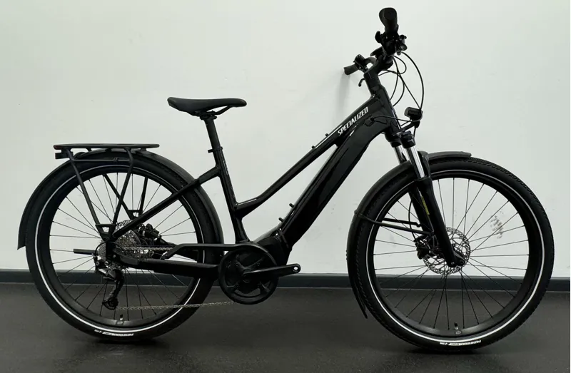 EX DEMO Specialized Turbo Vado 3.0 Step-Through Medium Electric Bike 2024 in Black/Silver