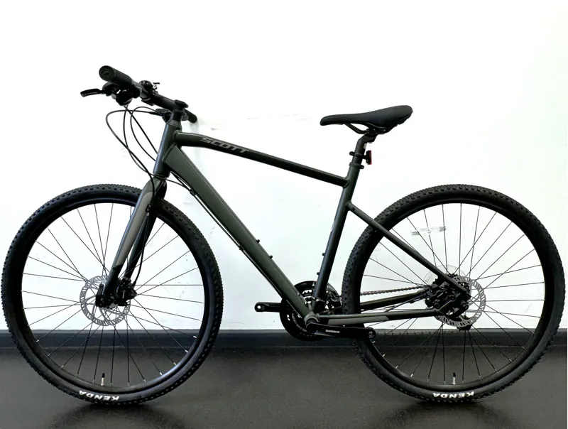 EX DISPLAY Scott Sub Cross 50 Hybrid Bike Large 2024 in Green-1