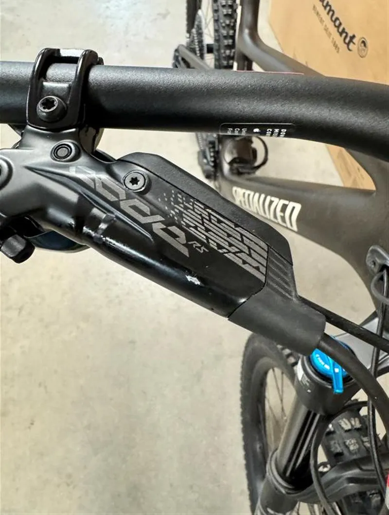 EX DISPLAY Specialized Turbo Levo SL Comp Carbon Gen 2 S5 Full Suspension Electric Mountain Bike 2024 in Satin Doppio/Sand-2