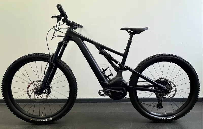 EX DEMO Specialized Turbo Levo Alloy S4 Full Suspension Electric Mountain Bike 2024 in Black and Silver-1