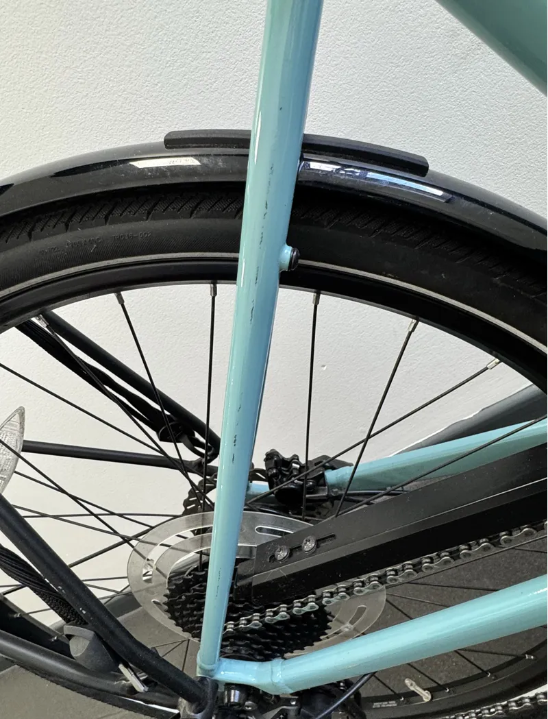 EX DEMO Trek Fx+ 2 Stagger Electric Hybrid Bike Medium 2024 in Blue Sage-4