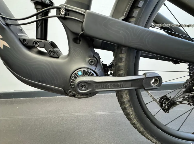 EX DEMO Trek Slash+ 9.7 SLX/XT Medium Electric Full Suspension Mountain Bike in Olive Drab-4