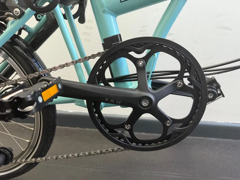 EX DEMO Brompton C Line 12-Speed Folding Bike Low 2025 in Turkish Green-6