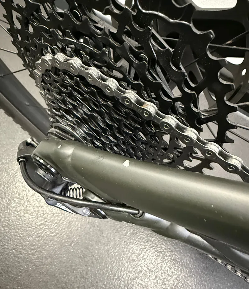 EX DEMO Specialized Turbo Levo Alloy Full Suspension Electric Mountain Bike S4 2024 in Satin Dark Moss Green-4