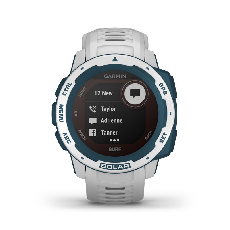Garmin Instinct Solar Surf Edition GPS Watch in Cloudbreak-2
