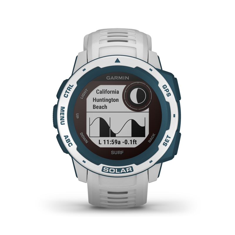 Garmin Instinct Solar Surf Edition GPS Watch in Cloudbreak-3