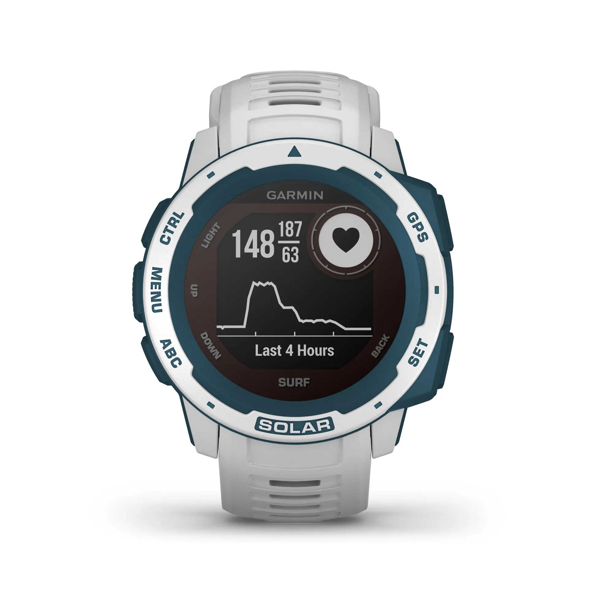 Garmin Instinct Solar Surf Edition GPS Watch in Cloudbreak