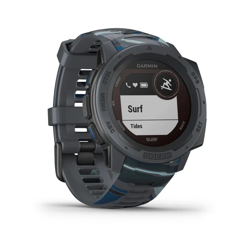 Garmin Instinct Solar Surf Edition GPS Watch in Pipeline