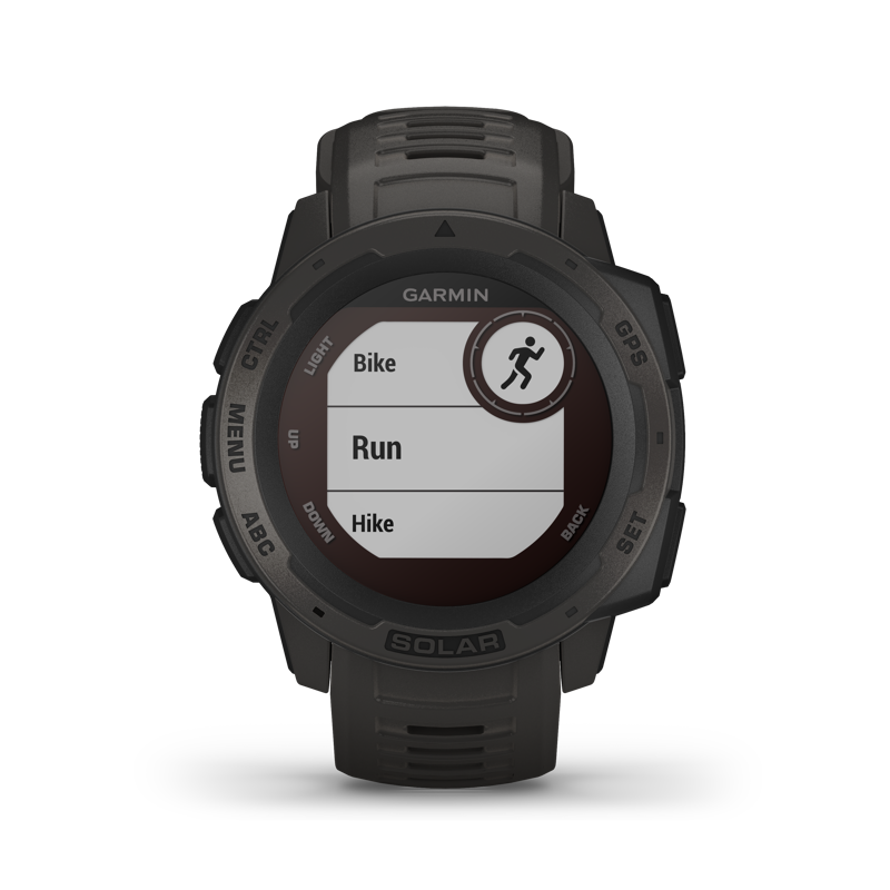 Garmin Instinct Solar GPS Watch in Graphite-1