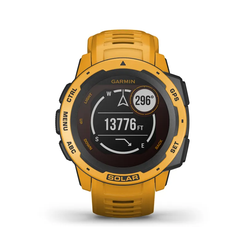 Garmin Instinct Solar GPS Watch Sunburst