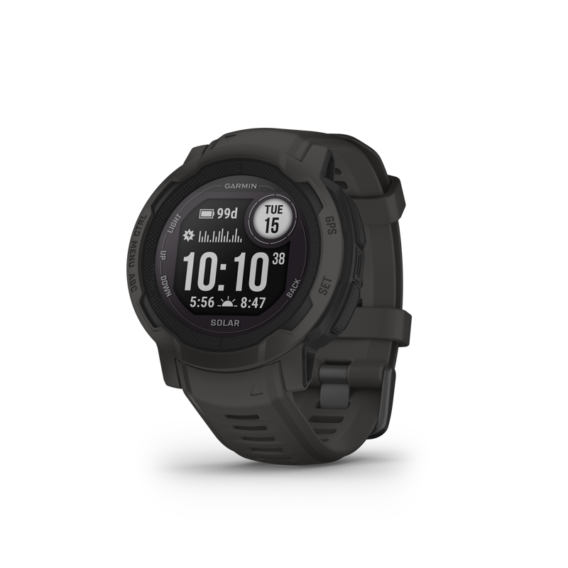 Garmin Instinct 2 Solar GPS Watch in Graphite-1